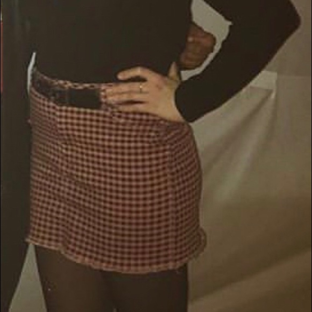 Pink miniskirt